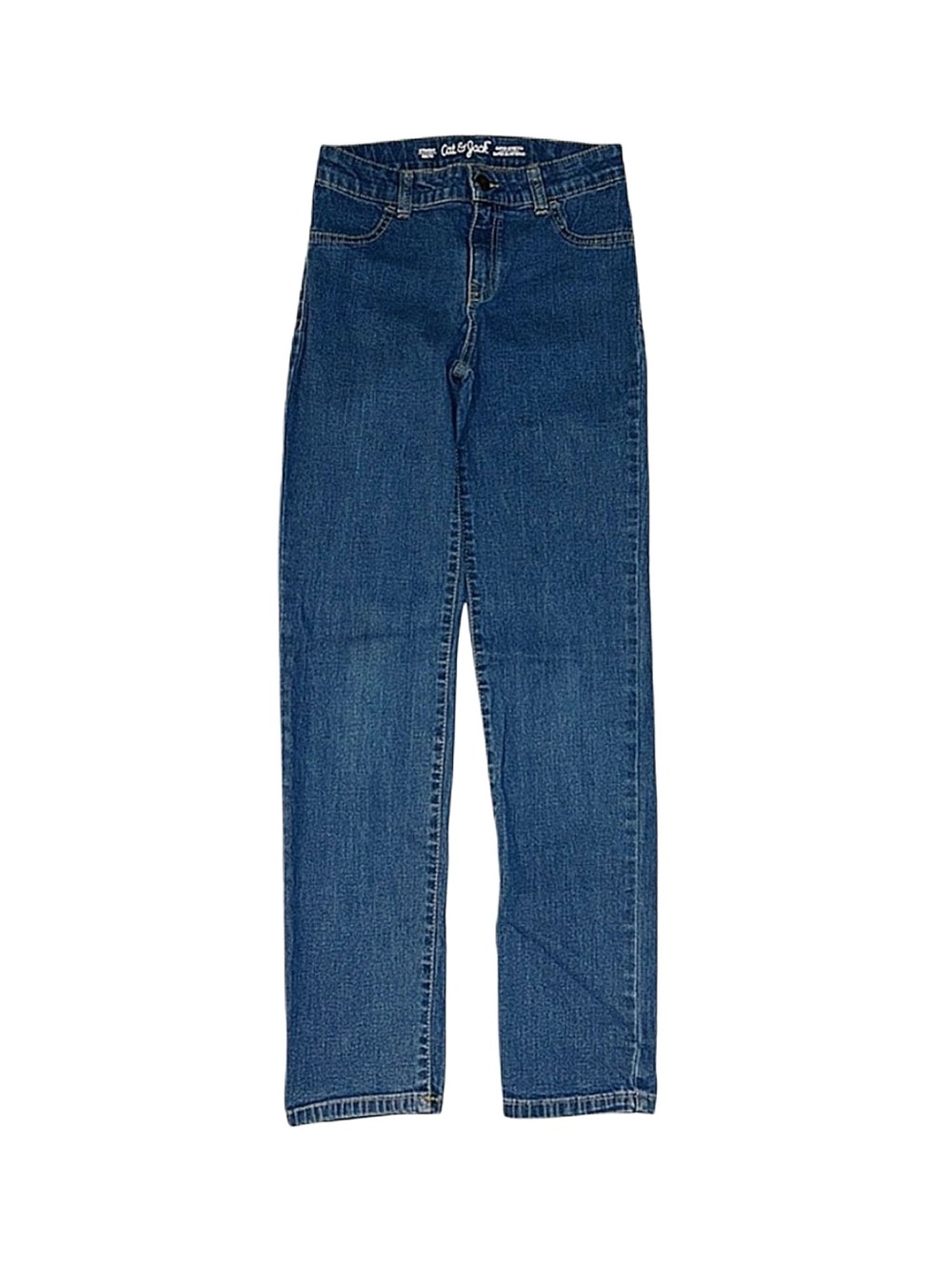 CAT & JACK Boy's Straight Fit Jeans Adjustable Waist Size 14